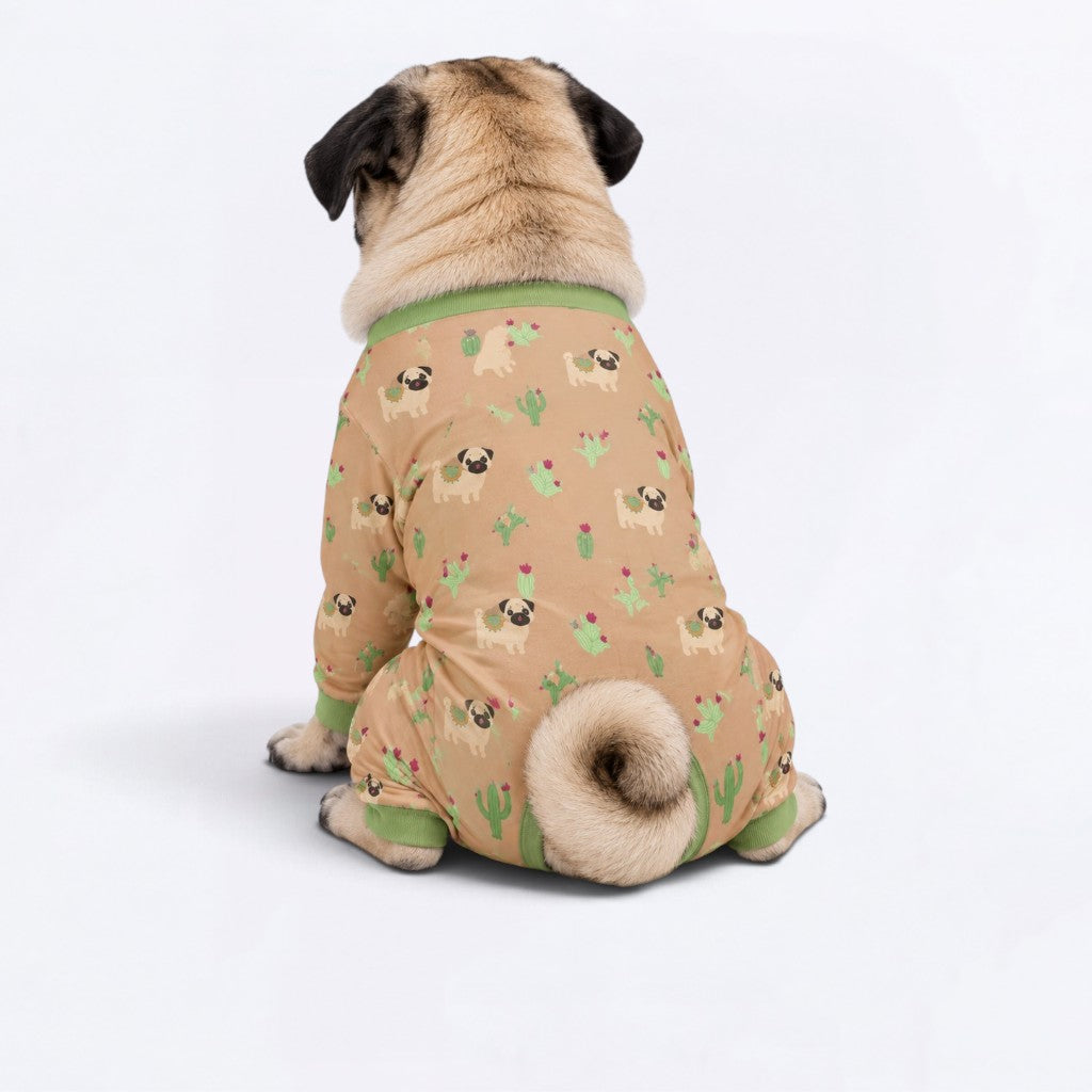 Ginger - Matching Dog Pajamas | Soft Stretchy Pet Onesie Sleepwear.