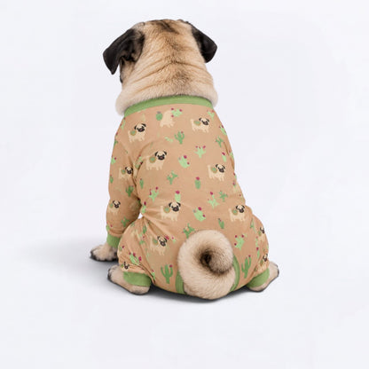 Ginger - Matching Dog Pajamas | Soft Stretchy Pet Onesie Sleepwear.