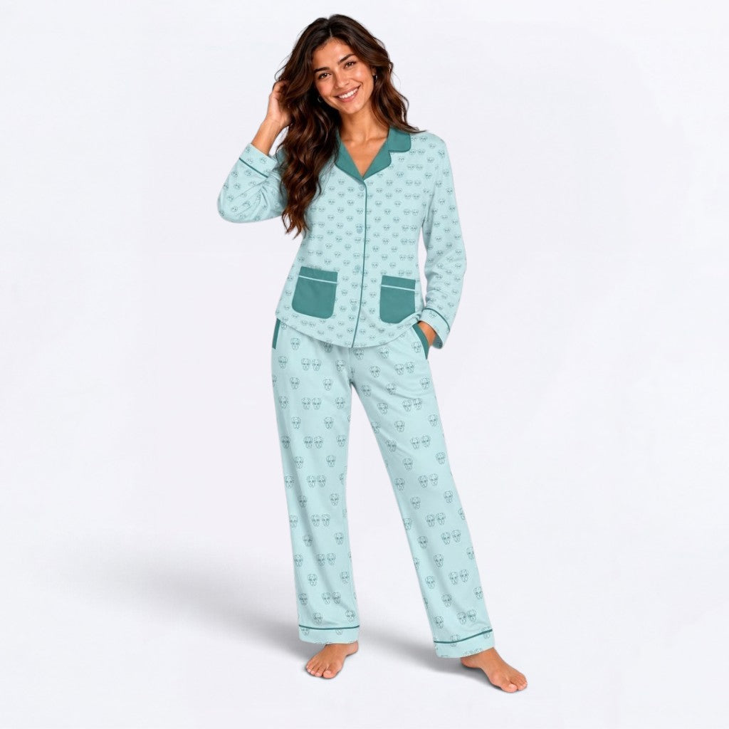 Sunny - Matching Owner Pajama Set | Unisex Adult Sleepwear.