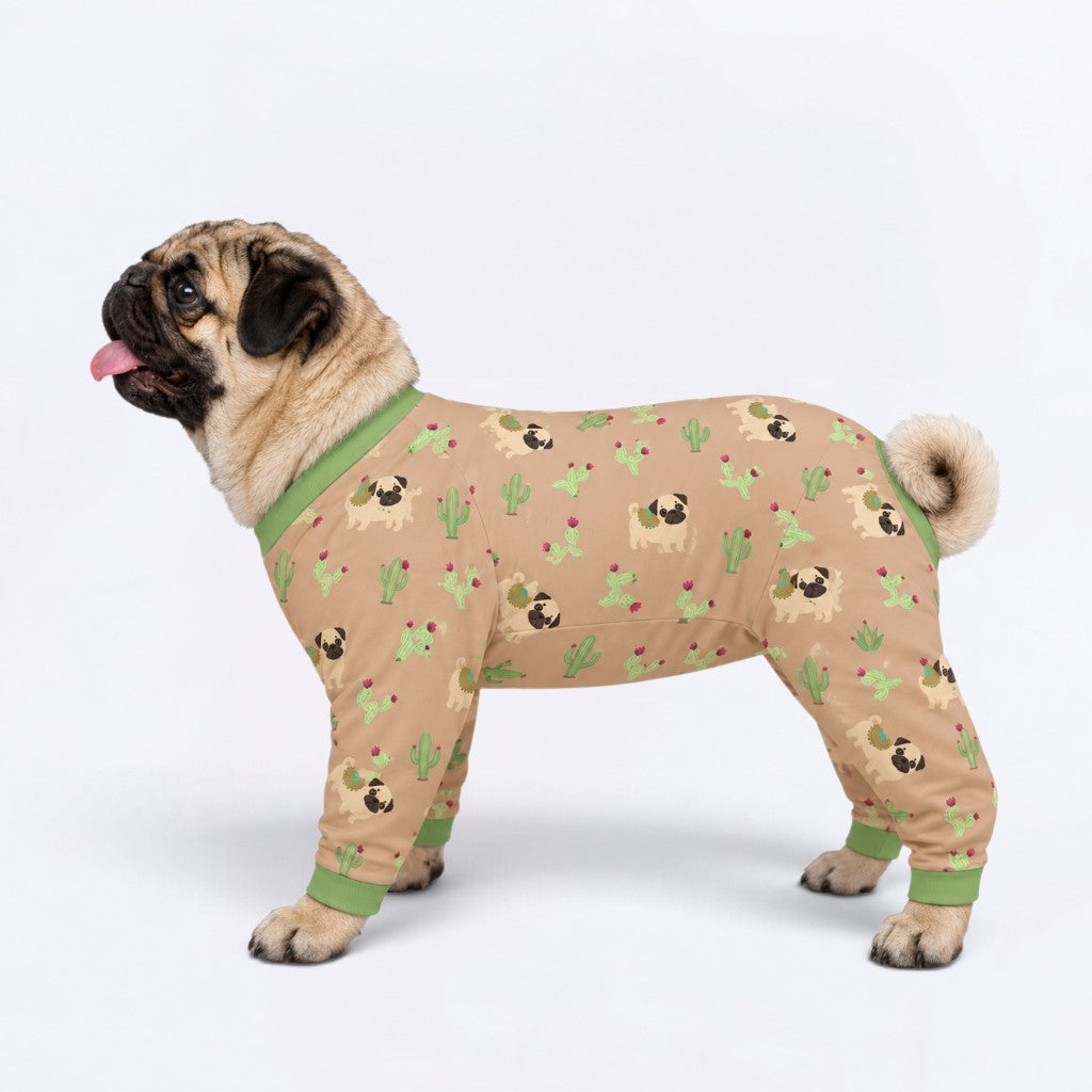 Ginger - Matching Dog Pajamas | Soft Stretchy Pet Onesie Sleepwear.