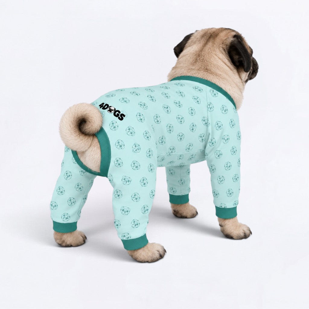 Sunny - Matching Dog Pajamas | Soft Stretchy Pet Onesie Sleepwear.