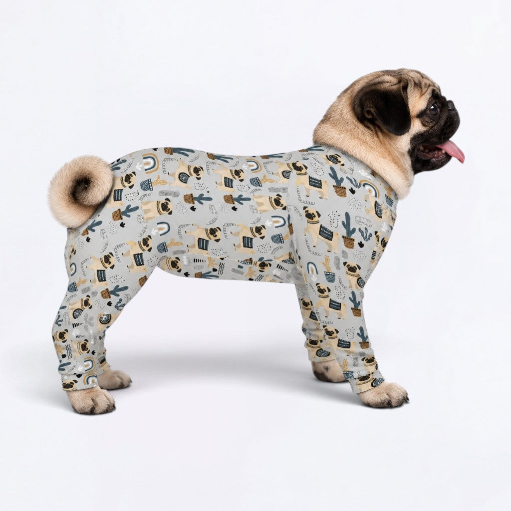 Honey - Matching Dog Pajamas | Soft Stretchy Pet Onesie Sleepwear.