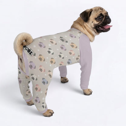 Zoey - Matching Dog Pajamas | Soft Stretchy Pet Onesie Sleepwear.
