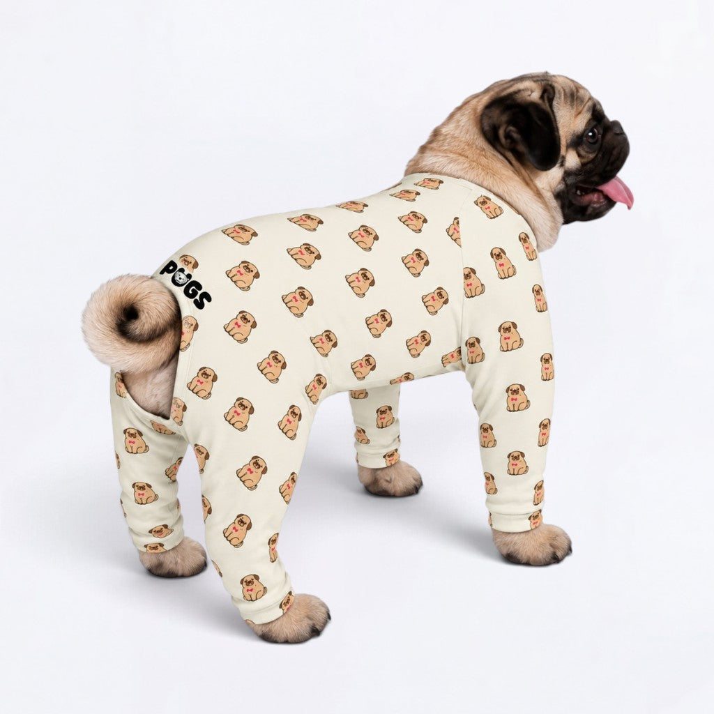 Koda - Matching Dog Pajamas | Soft Stretchy Pet Onesie Sleepwear.