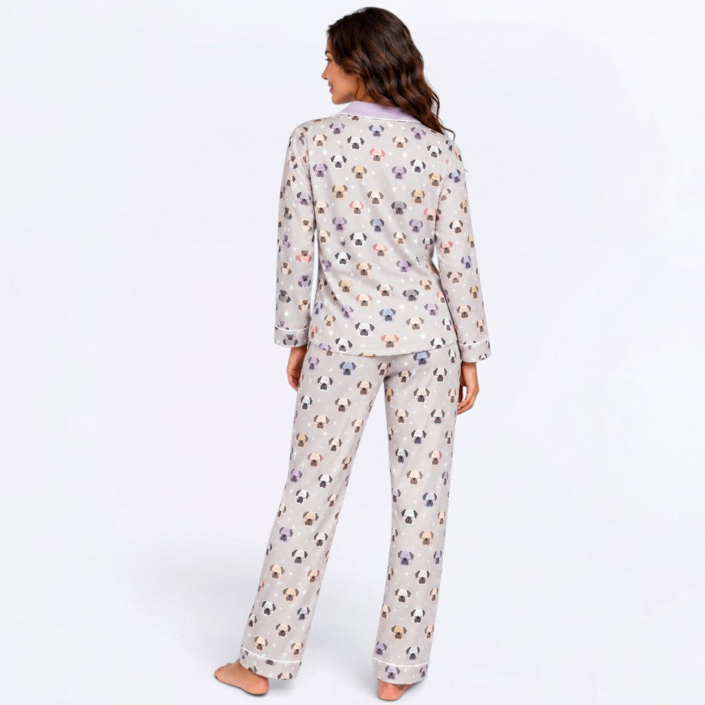 Zoey - Matching Owner Pajama Set | Unisex Adult Sleepwear.