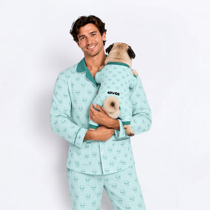Sunny - Matching Dog Pajamas | Soft Stretchy Pet Onesie Sleepwear.