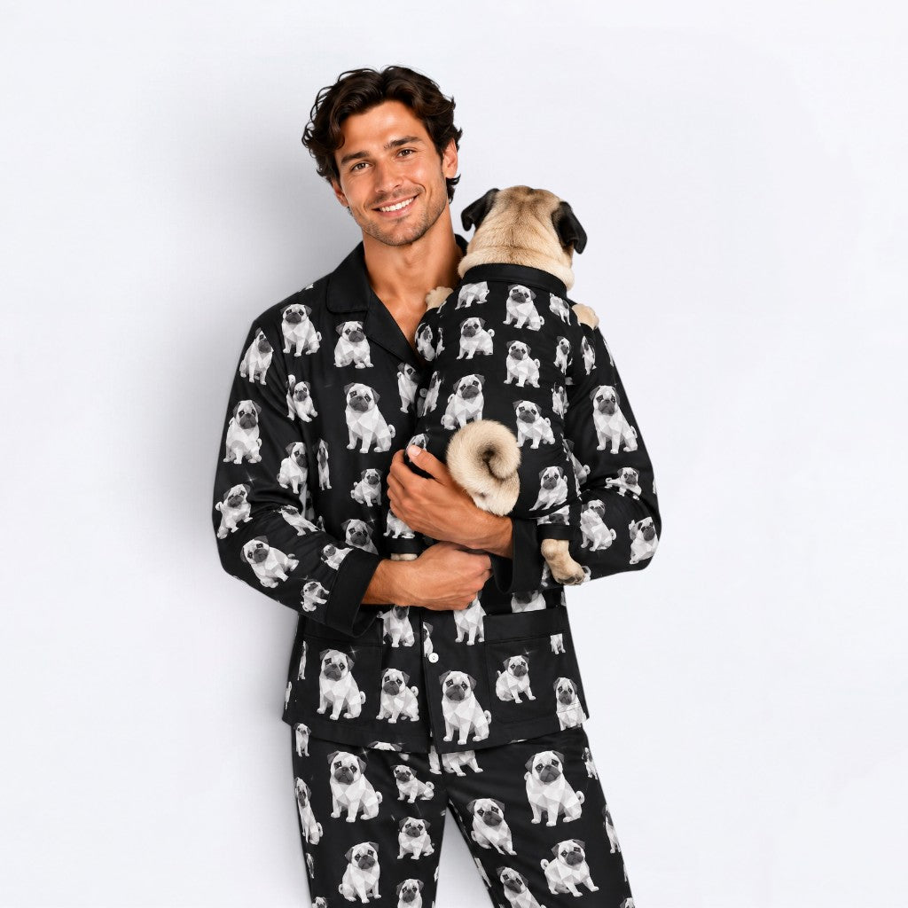 Hazel - Matching Dog Pajamas | Soft Stretchy Pet Onesie Sleepwear.