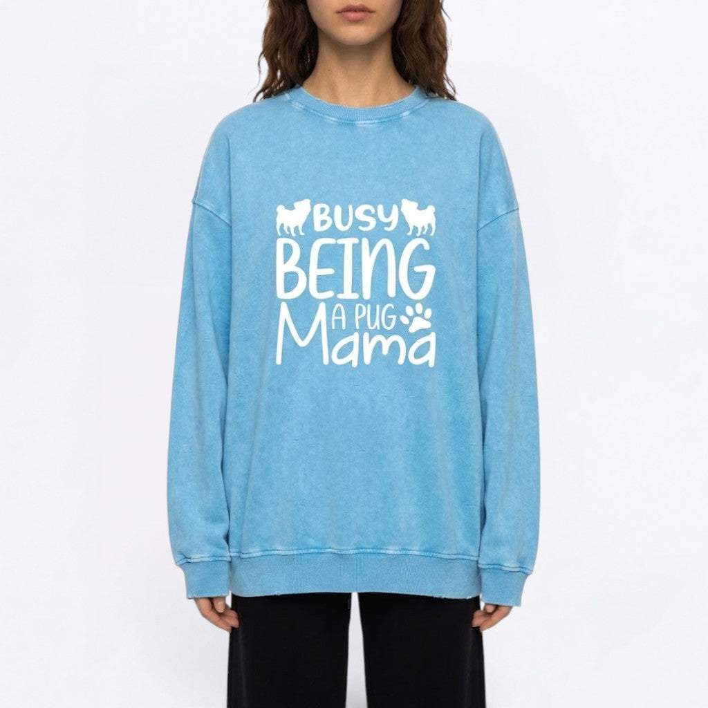 Cleo  - Snow Washed Oversized Sweatshirt