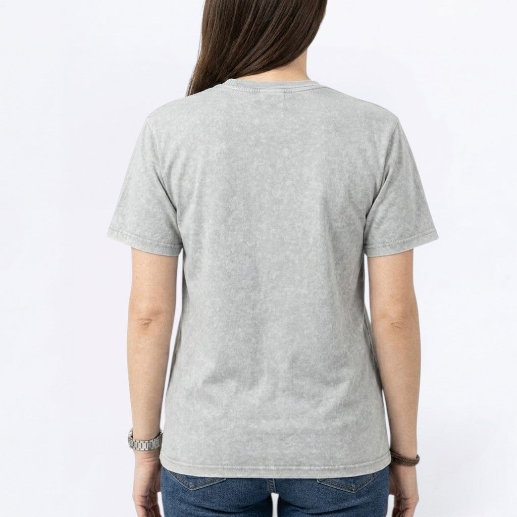 Skye  - Snow Washed Pug T-Shirt – Oversized Heavyweight Cotton
