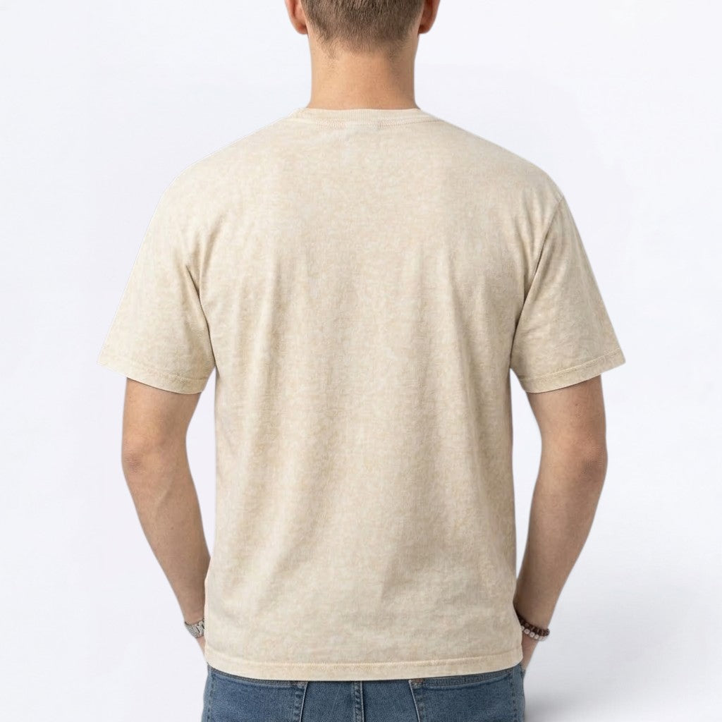 Sunny  - Snow Washed Pug T-Shirt – Oversized Heavyweight Cotton