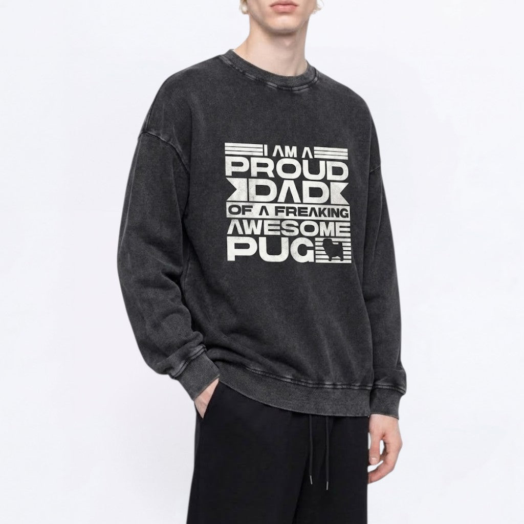 Peanut - Snow Washed Oversized Sweatshirt