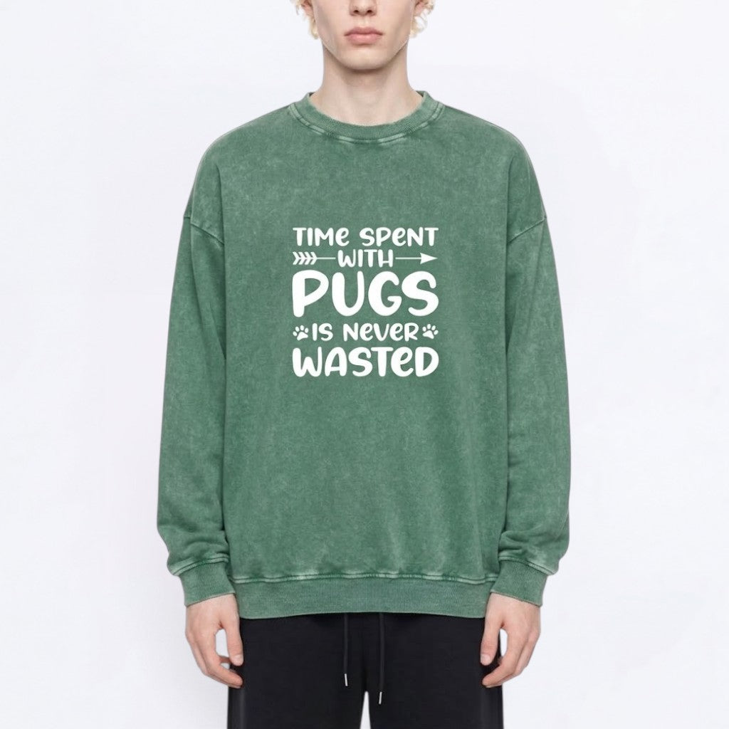 Bear - Snow Washed Oversized Sweatshirt