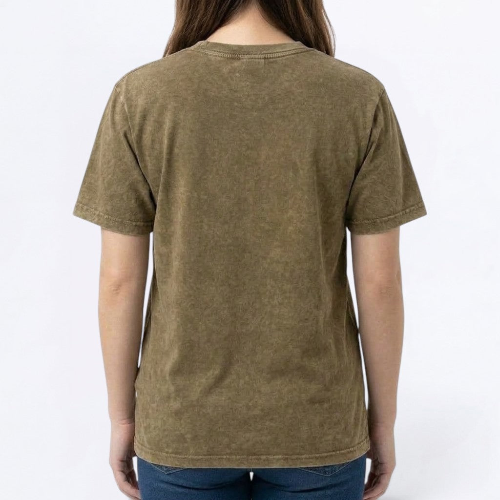 Misty  - Snow Washed Pug T-Shirt – Oversized Heavyweight Cotton