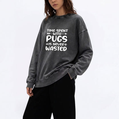 Bear - Snow Washed Oversized Sweatshirt