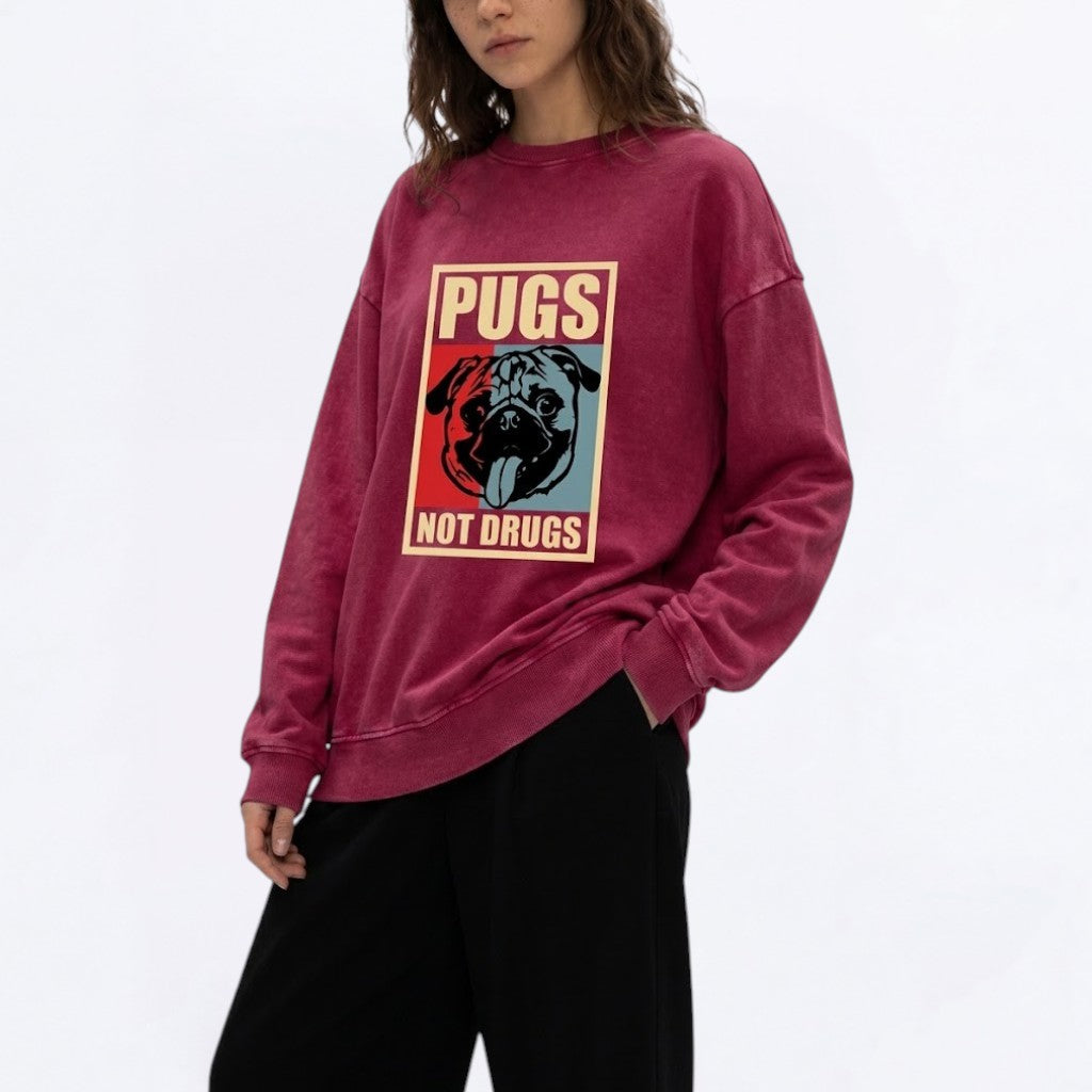 Winnie - Snow Washed Oversized Sweatshirt