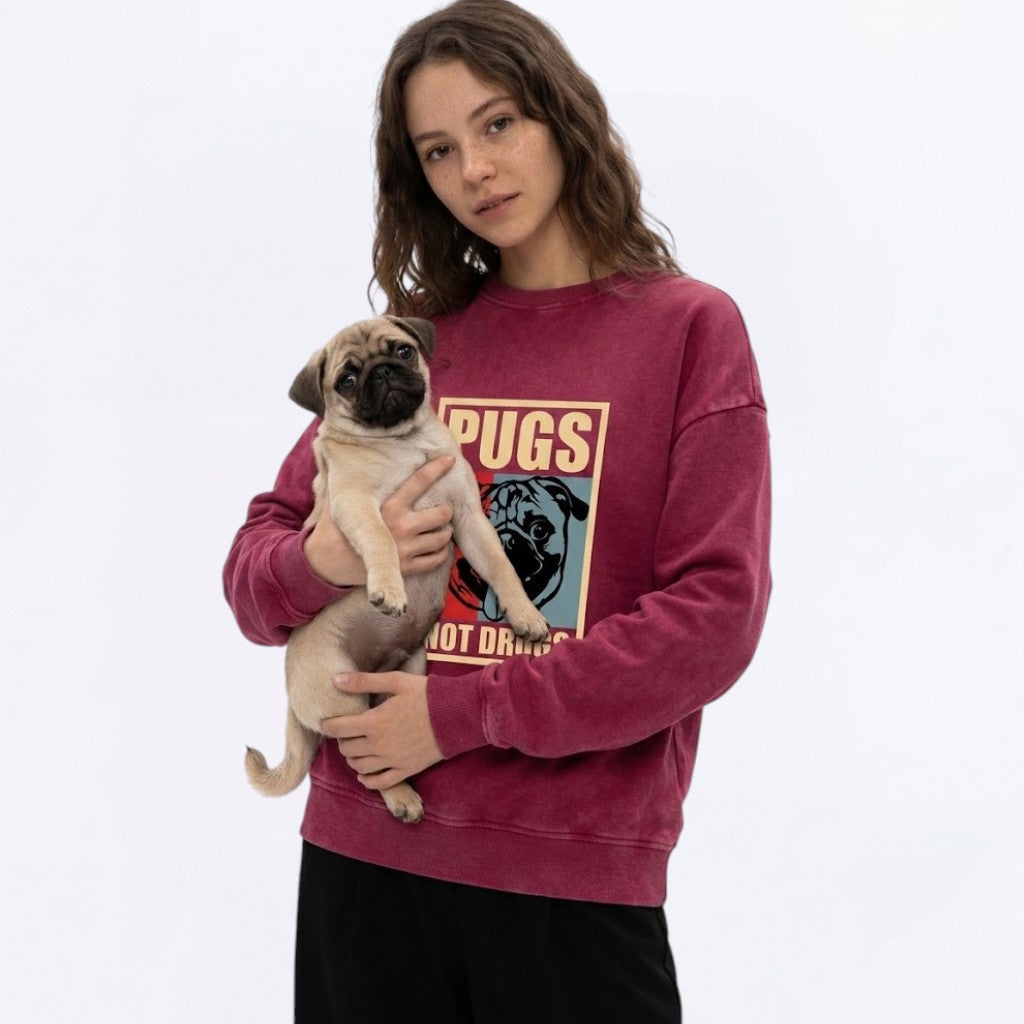 Winnie - Snow Washed Oversized Sweatshirt