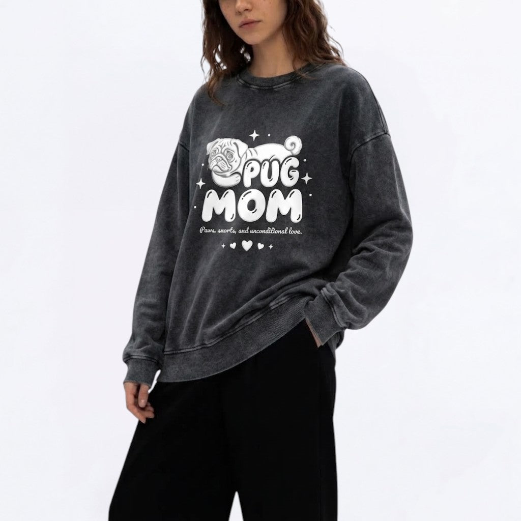Milo - Snow Washed Oversized Sweatshirt