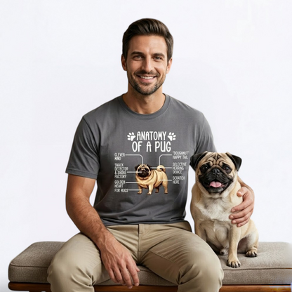 Cleo - Unisex Pug T-Shirt – Premium Cotton Dog Lover Tee