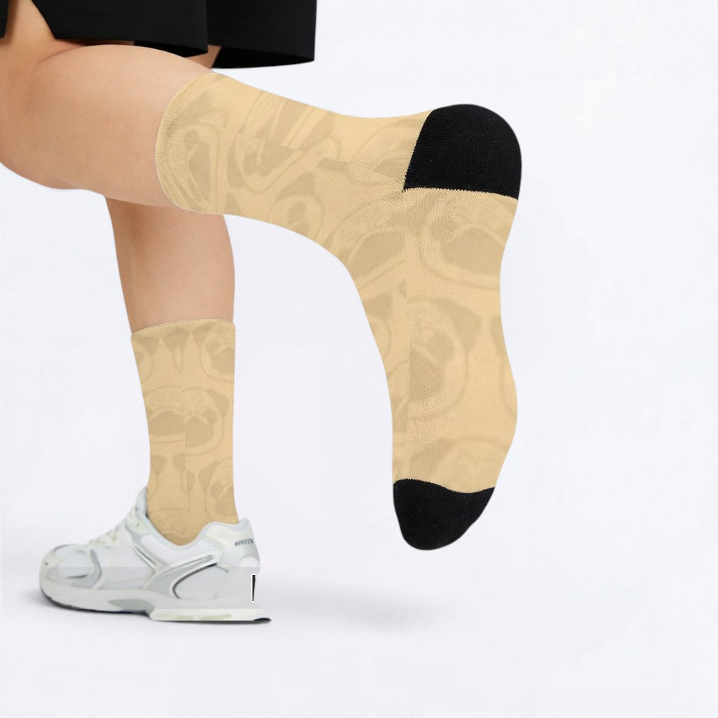 Lola - Funny Pug Socks | Unisex Crew Socks