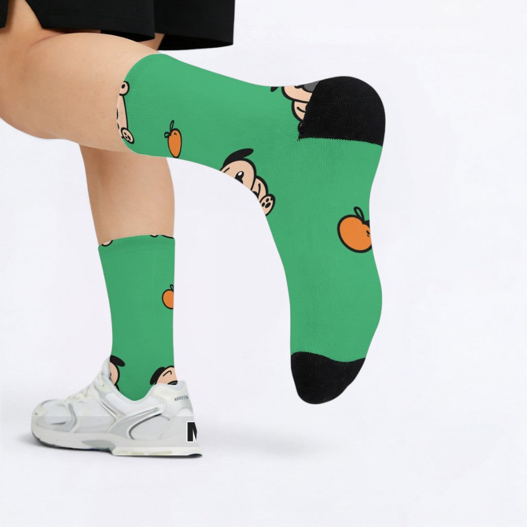 Roxy  - Funny Pug Socks | Unisex Crew Socks