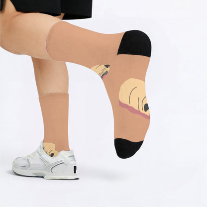 Bear - Funny Pug Socks | Unisex Crew Socks