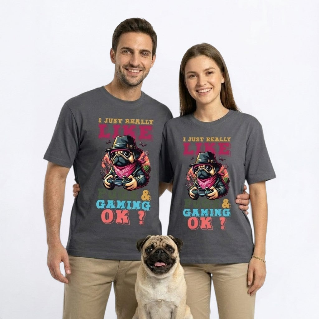 Pumpkin - Unisex Pug T-Shirt – Premium Cotton Dog Lover Tee
