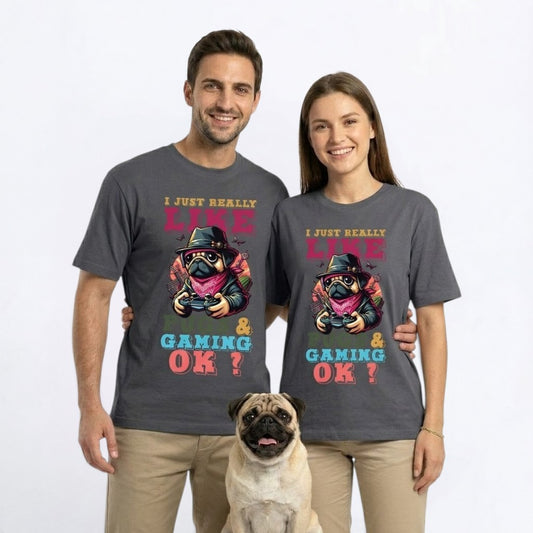 Pumpkin - Unisex Pug T-Shirt – Premium Cotton Dog Lover Tee