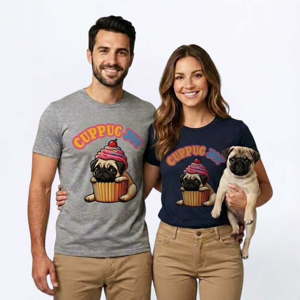 Hunter - Unisex Pug T-Shirt – Premium Cotton Dog Lover Tee