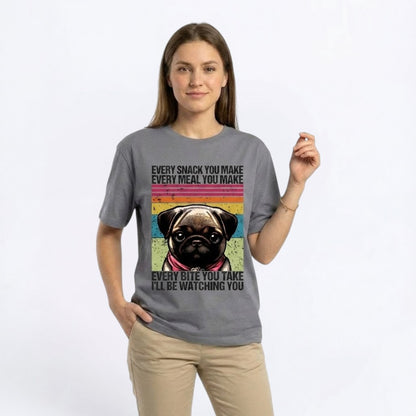 Atlas - Unisex Pug T-Shirt – Premium Cotton Dog Lover Tee