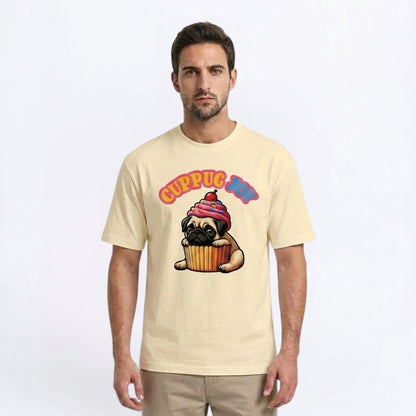 Hunter - Unisex Pug T-Shirt – Premium Cotton Dog Lover Tee