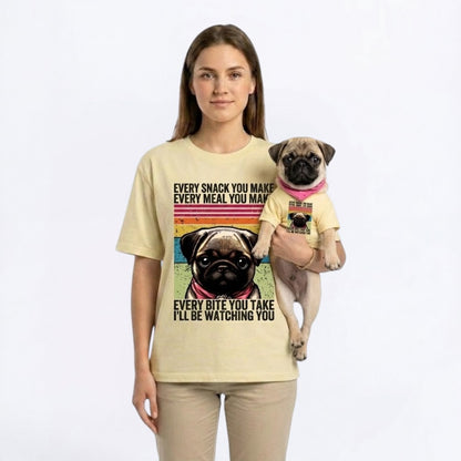 Atlas - Unisex Pug T-Shirt – Premium Cotton Dog Lover Tee