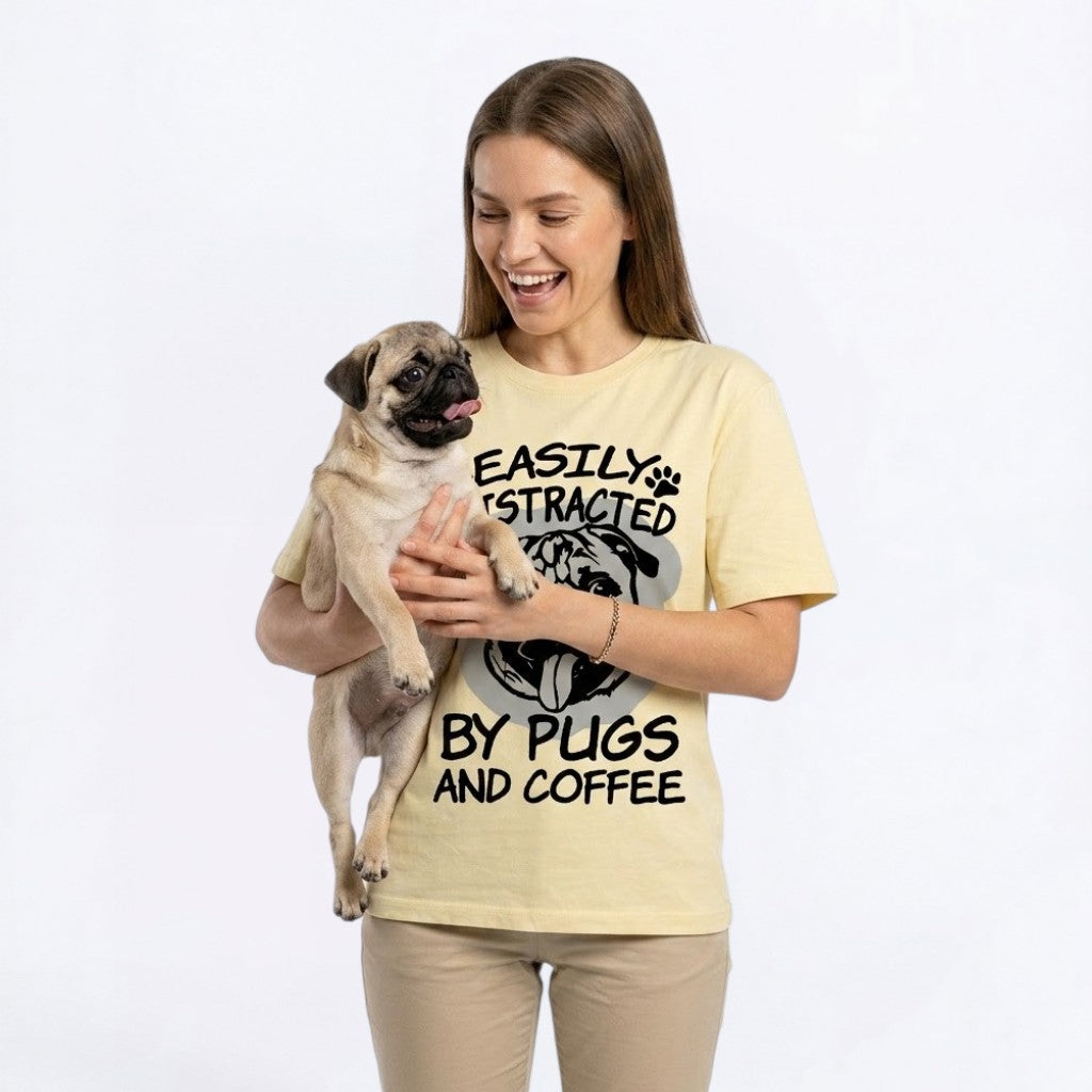 Honey - Unisex Pug T-Shirt – Premium Cotton Dog Lover Tee