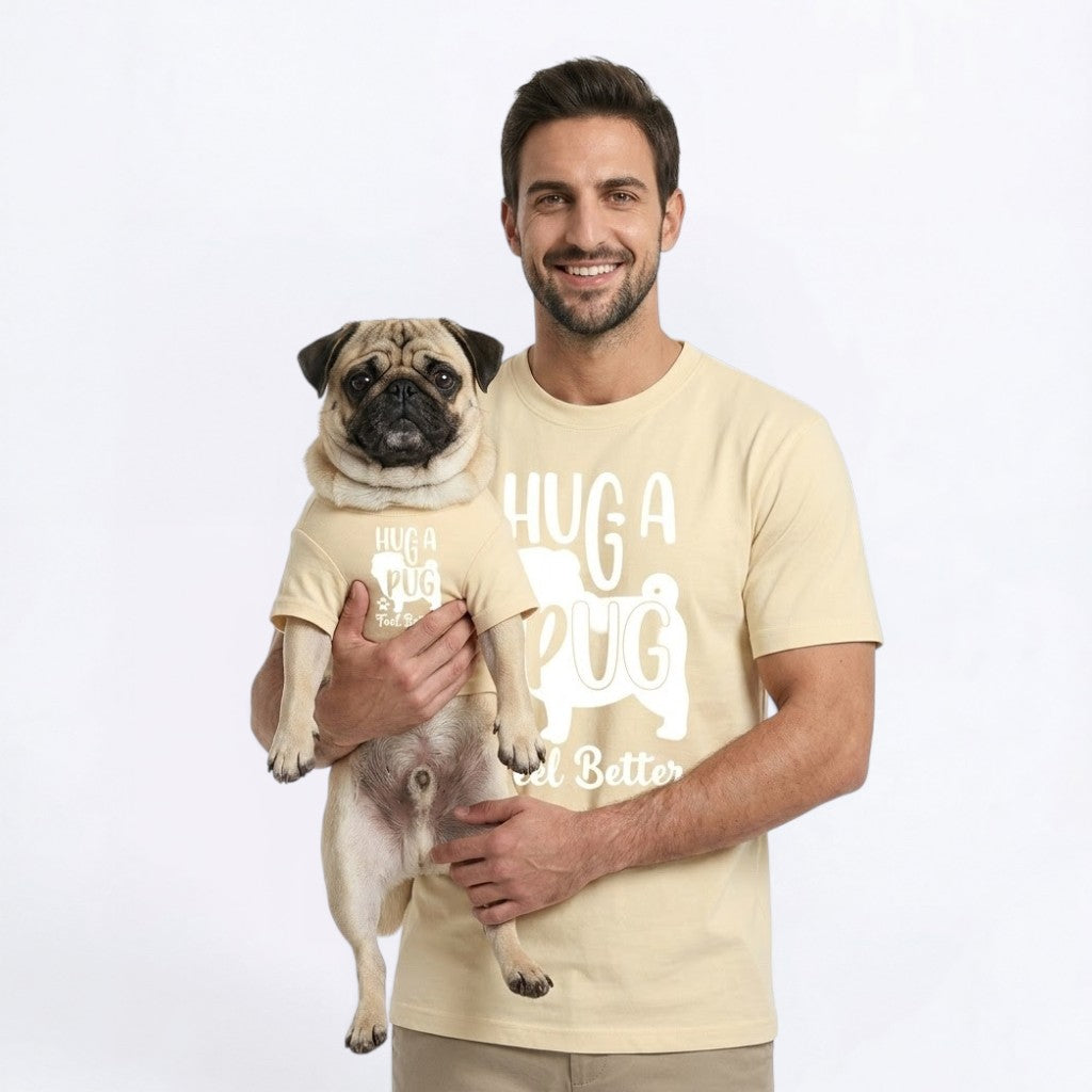 Daisy- Unisex Pug T-Shirt – Premium Cotton Dog Lover Tee