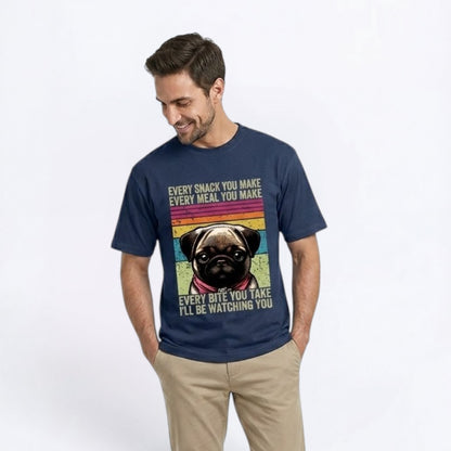 Atlas - Unisex Pug T-Shirt – Premium Cotton Dog Lover Tee
