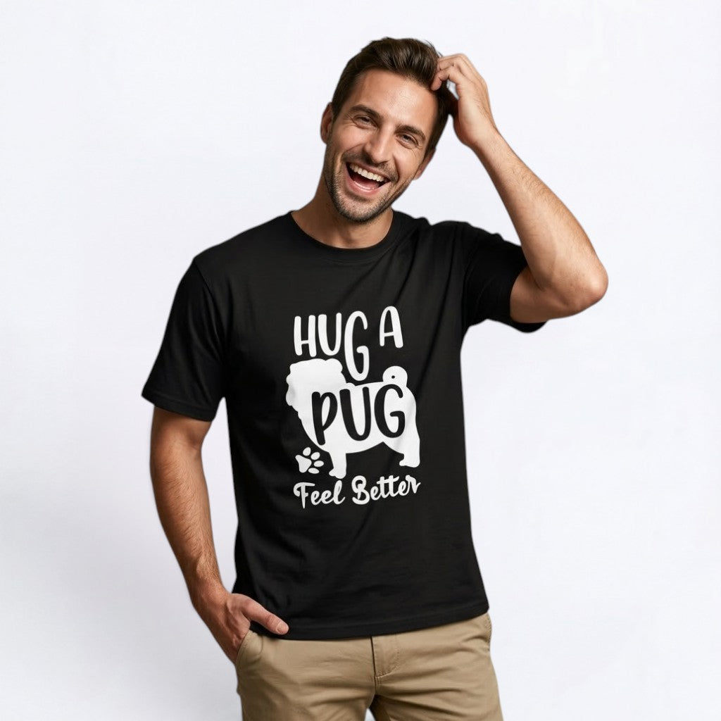 Daisy- Unisex Pug T-Shirt – Premium Cotton Dog Lover Tee