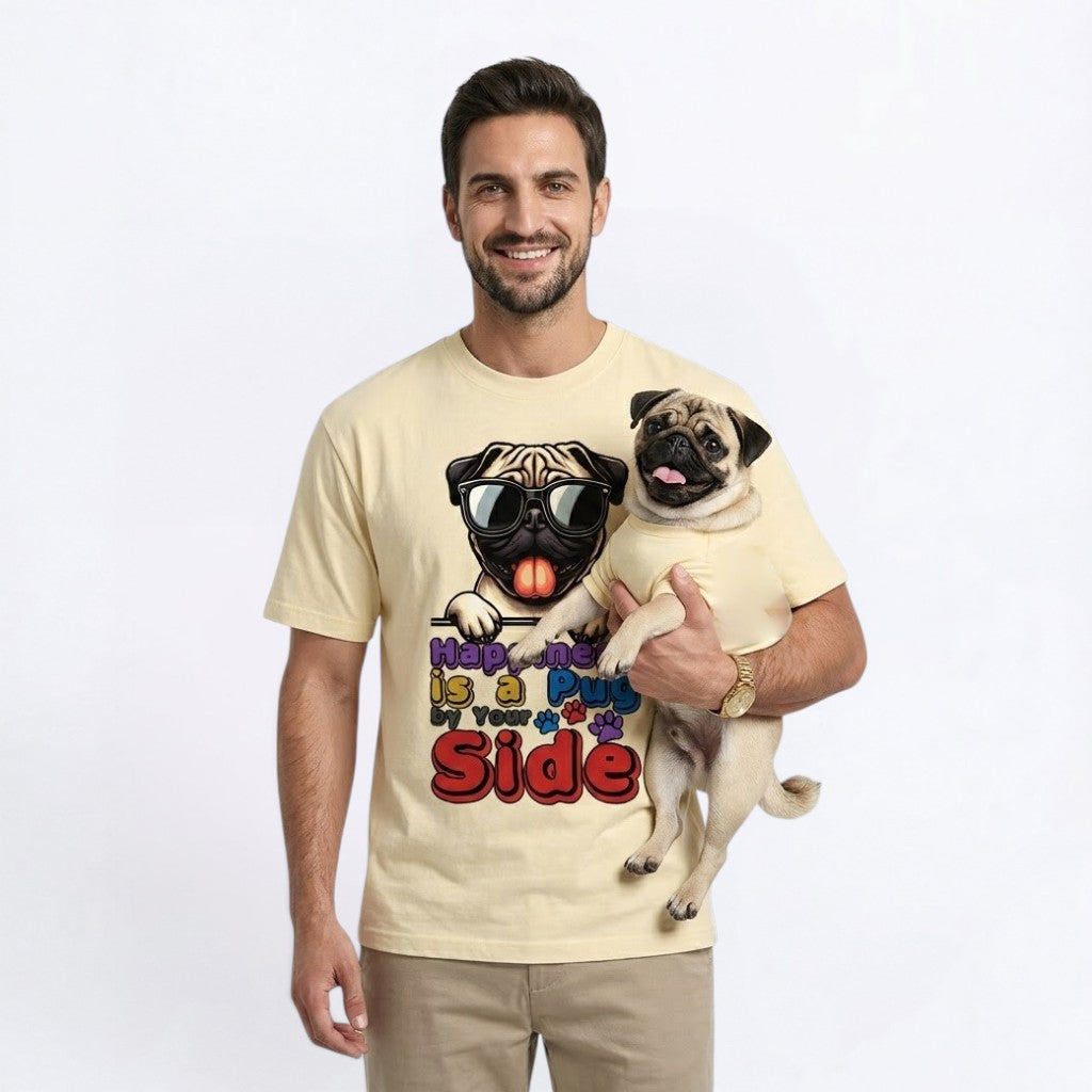 Roey - Unisex Pug T-Shirt – Premium Cotton Dog Lover Tee