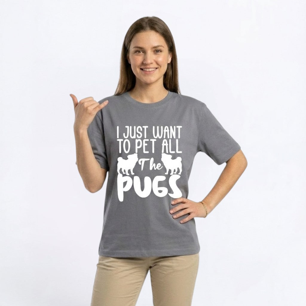 Nori - Unisex Pug T-Shirt – Premium Cotton Dog Lover Tee