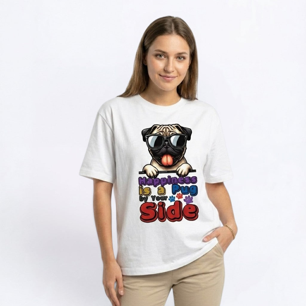 Roey - Unisex Pug T-Shirt – Premium Cotton Dog Lover Tee