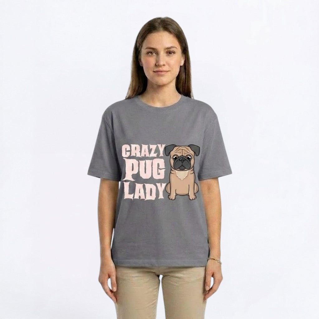 Luna - Unisex Pug T-Shirt – Premium Cotton Dog Lover Tee