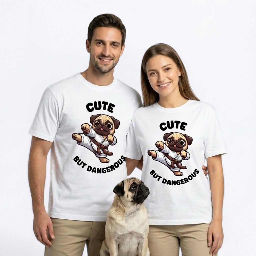 Atlas - Unisex Pug T-Shirt – Premium Cotton Dog Lover Tee