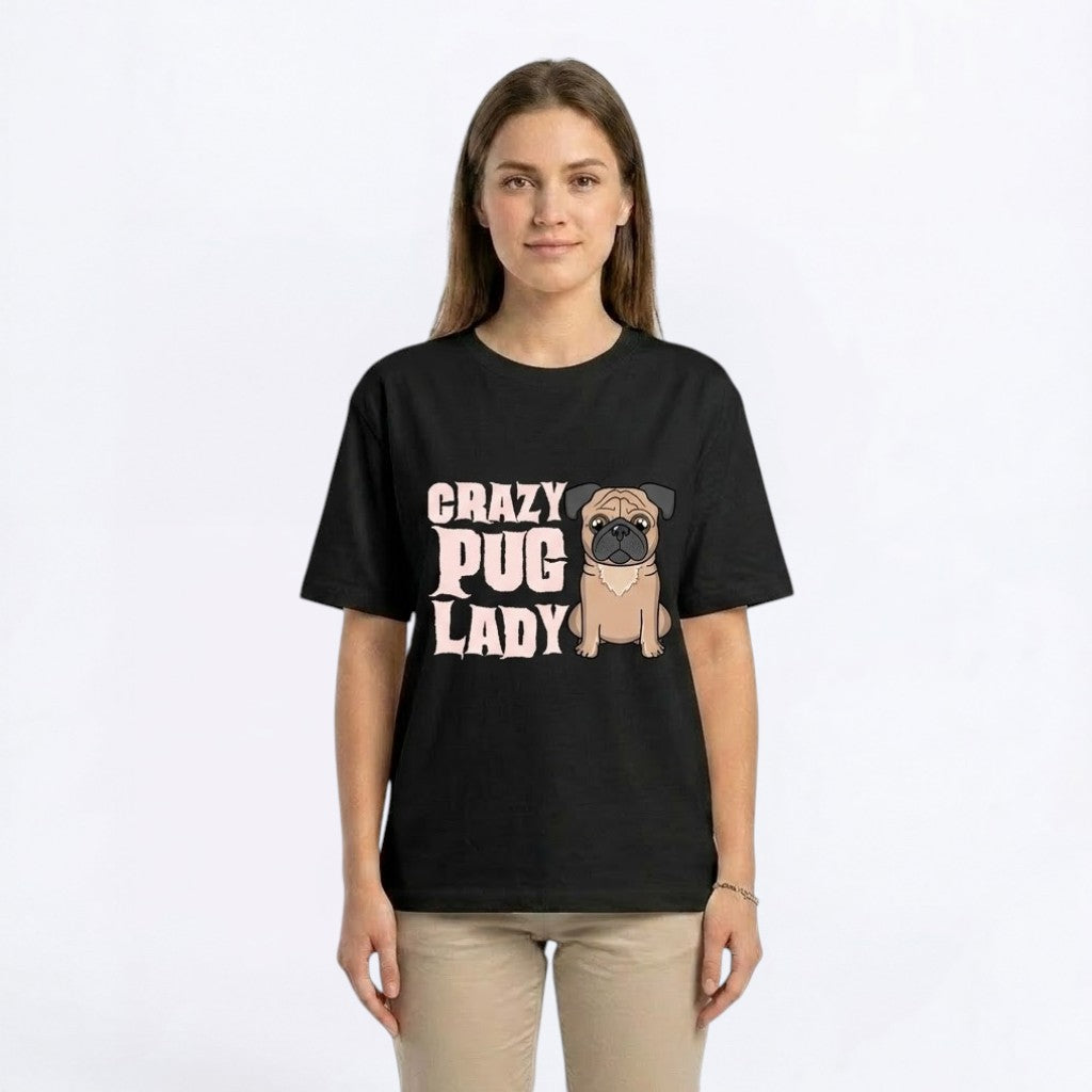 Luna - Unisex Pug T-Shirt – Premium Cotton Dog Lover Tee