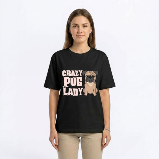 Luna - Unisex Pug T-Shirt – Premium Cotton Dog Lover Tee