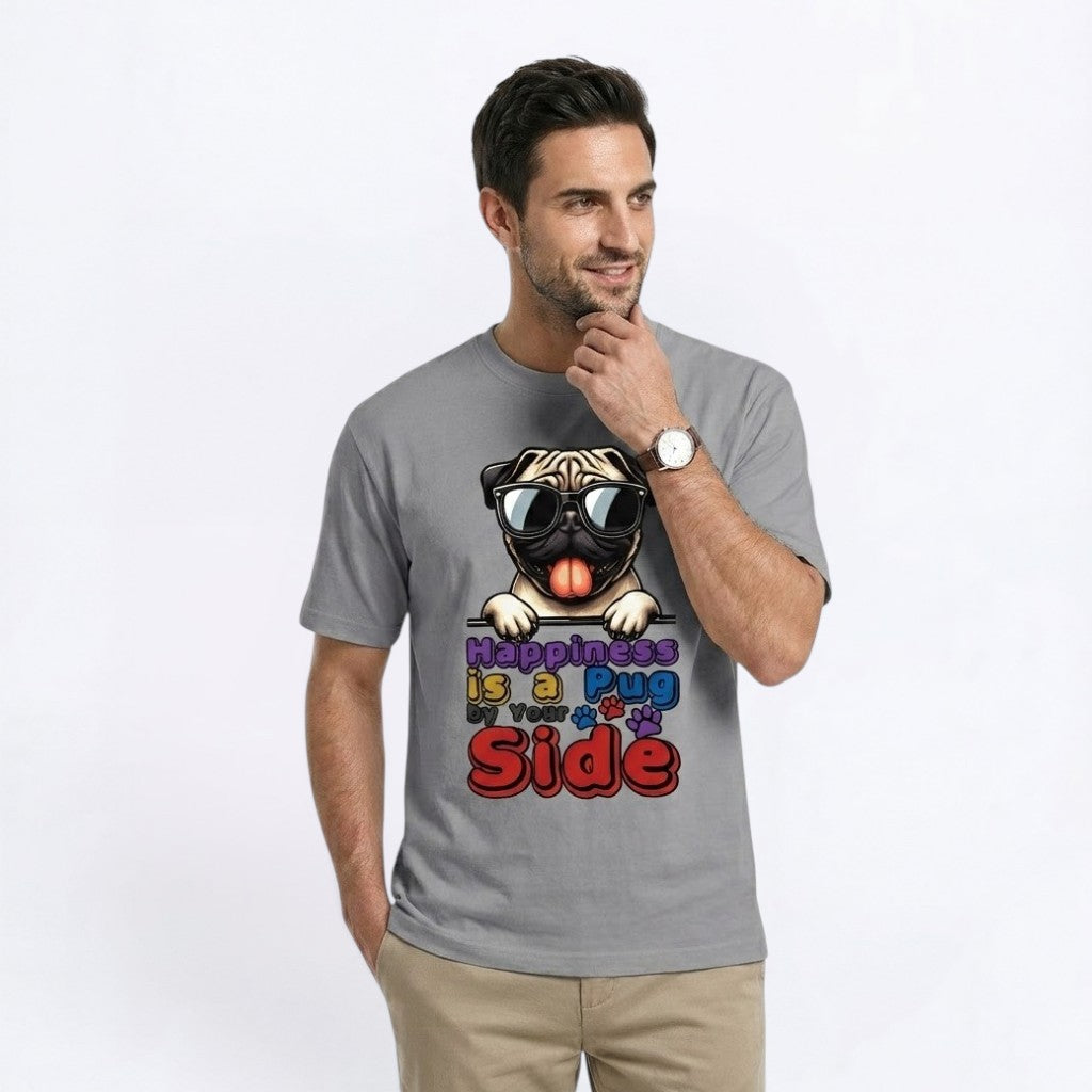 Roey - Unisex Pug T-Shirt – Premium Cotton Dog Lover Tee