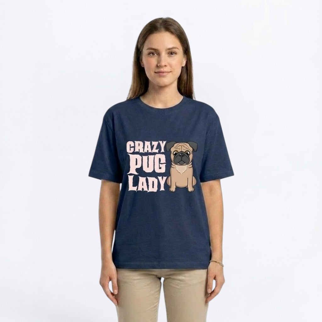 Luna - Unisex Pug T-Shirt – Premium Cotton Dog Lover Tee