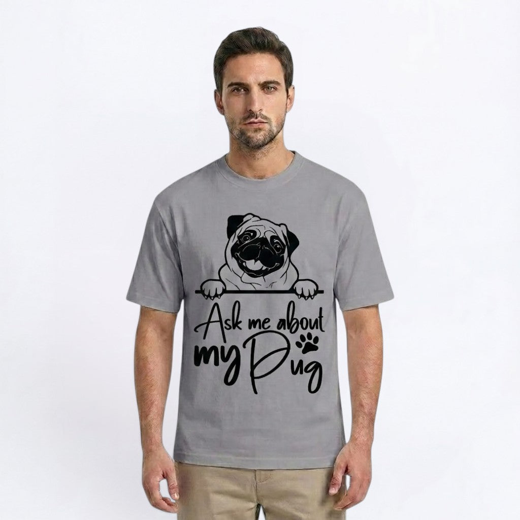 Blossom - Unisex Pug T-Shirt – Premium Cotton Dog Lover Tee