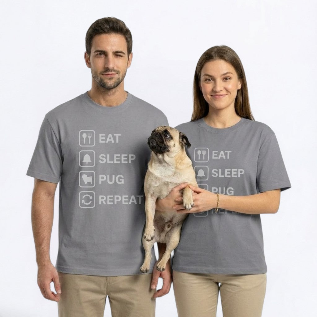 Willow  - Unisex Pug T-Shirt – Premium Cotton Dog Lover Tee