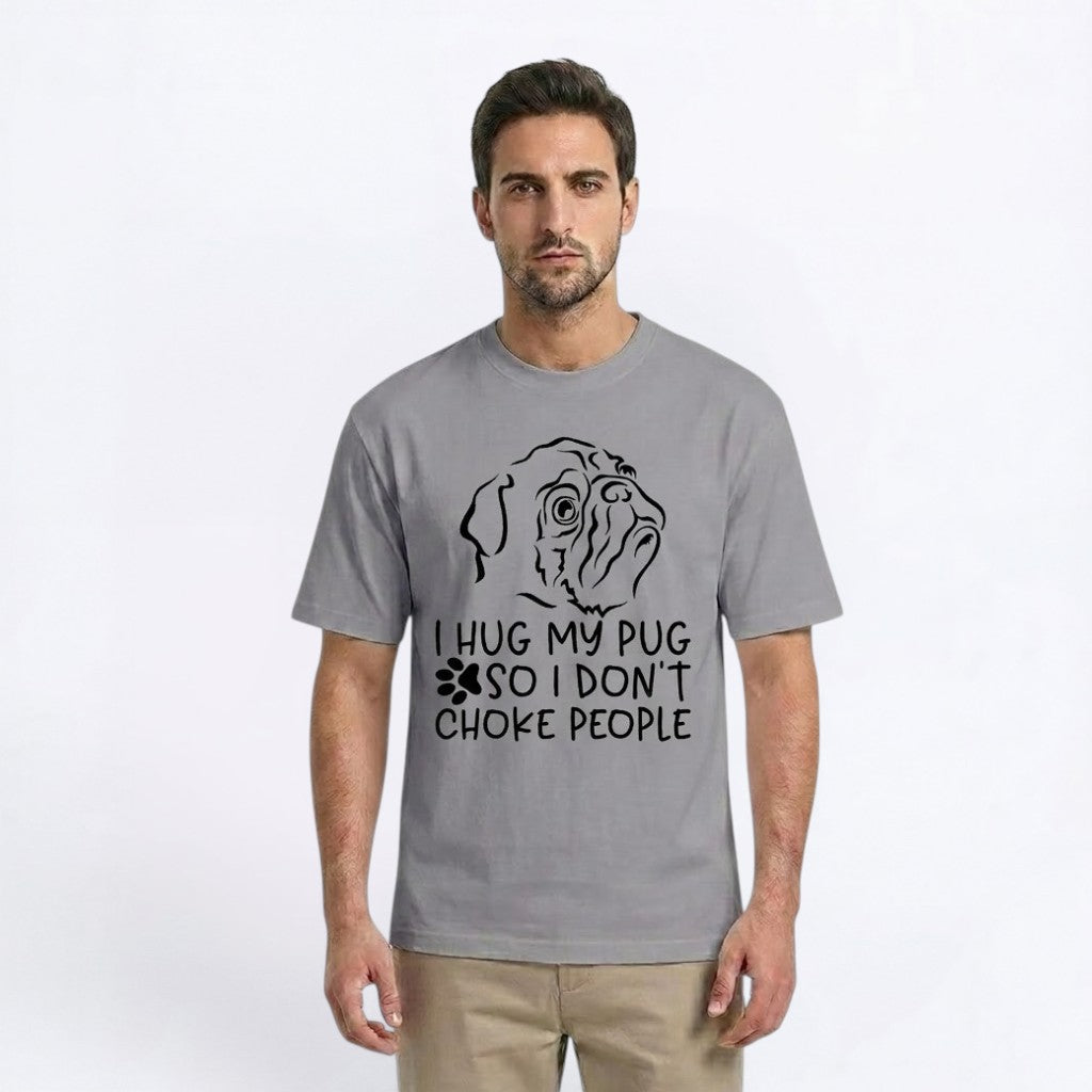 Hugo - Unisex Pug T-Shirt – Premium Cotton Dog Lover Tee