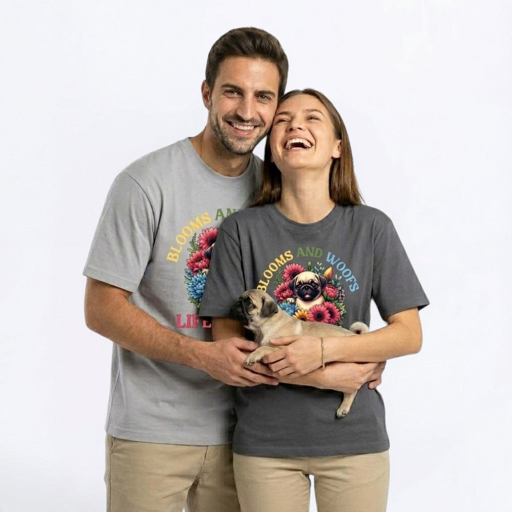 Hazel - Unisex Pug T-Shirt – Premium Cotton Dog Lover Tee