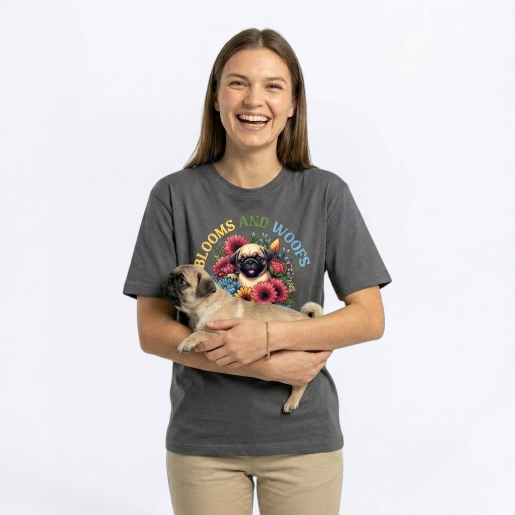 Hazel - Unisex Pug T-Shirt – Premium Cotton Dog Lover Tee