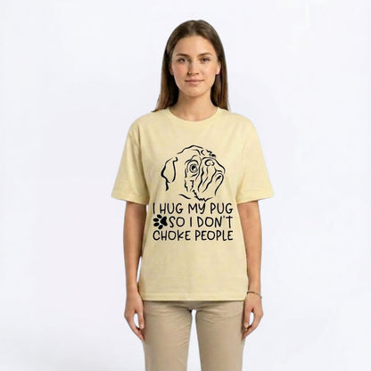 Hugo - Unisex Pug T-Shirt – Premium Cotton Dog Lover Tee